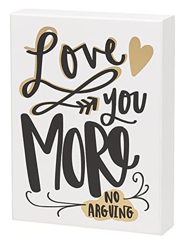 No Arguing Box Inspirational Sign Apparel