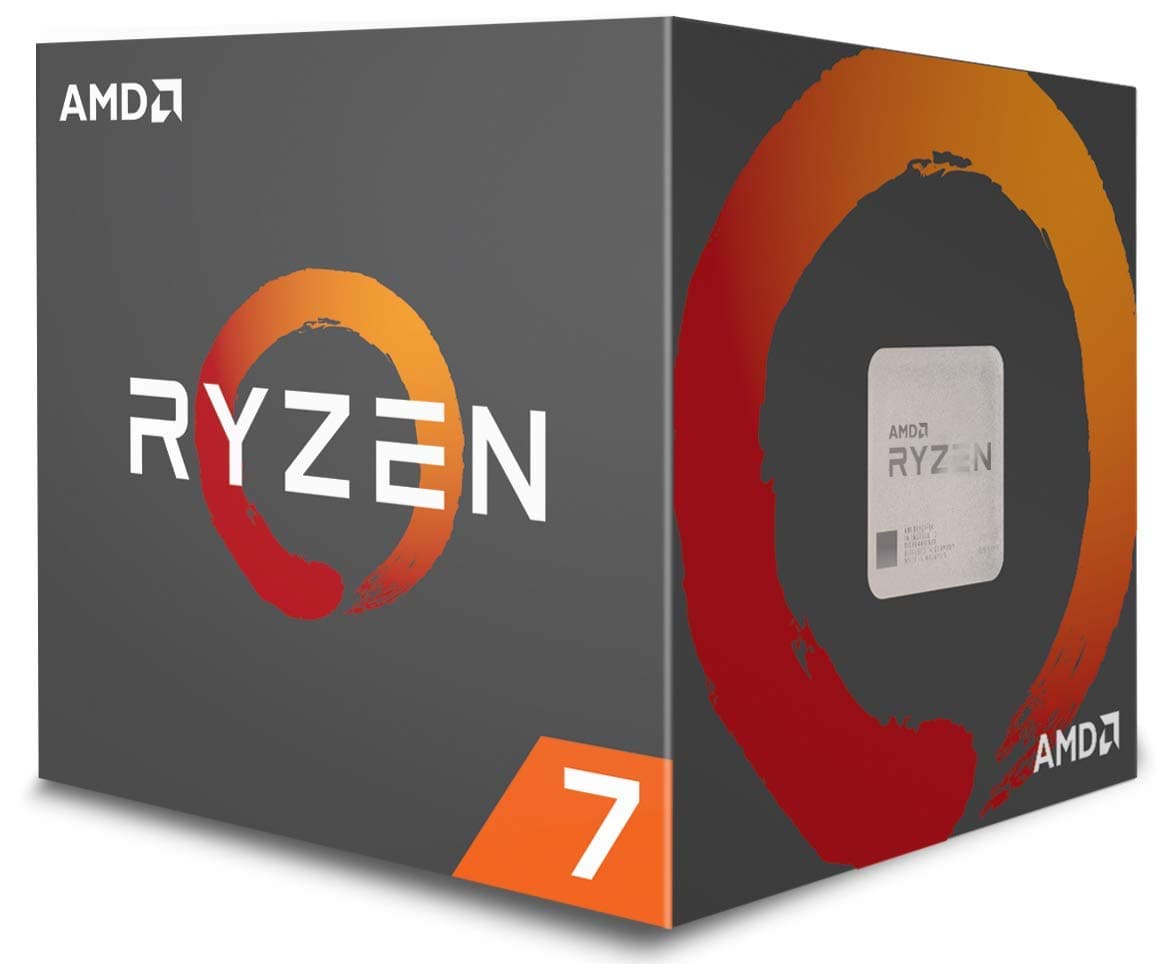 AMD YD1700BBAEBOX Ryzen 7 1700 Processor with Wraith Spire LED Cooler