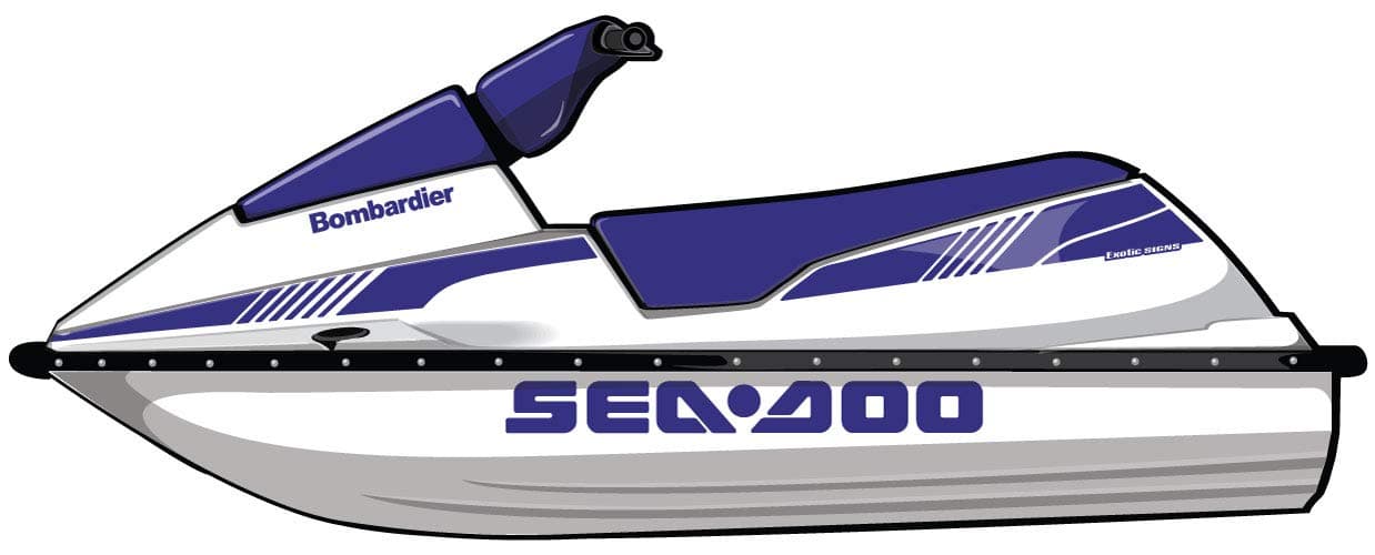 Exotic Signs SeaDoo SP / XP / SPI /SPX Generation 1 Graphic kit - ES0003SP