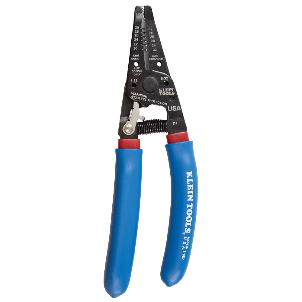 11057 Wire Cutter/Stripper, Made in USA, Heavy Duty Cutter for 20-30 AWG Solid and 22-32 AWG Stranded Wire