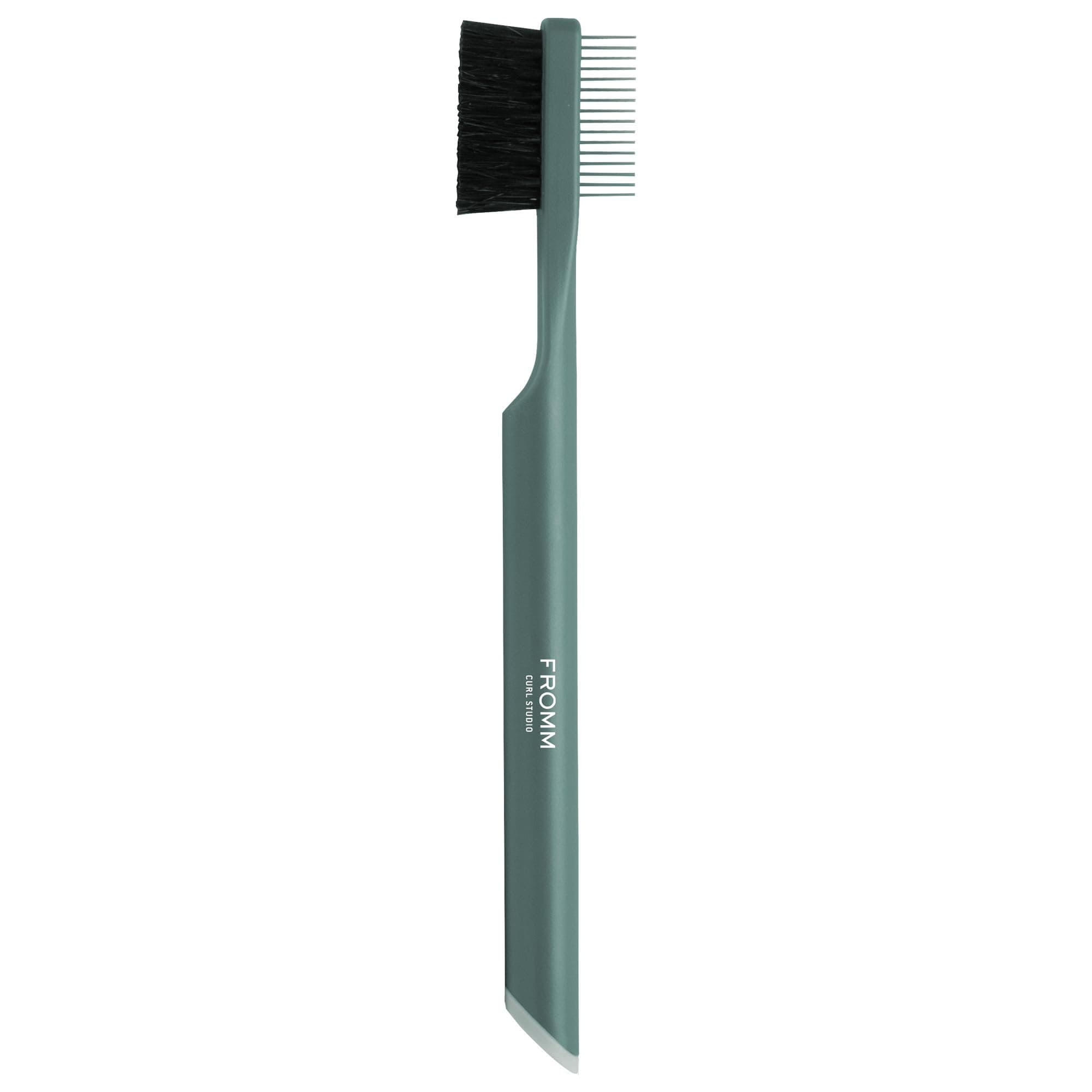 Fromm Professional Curl Studio 9" Edge Brush and Comb Shaper for Taming, Styling, Smoothing, Controlling Baby Hairs and Flyaways