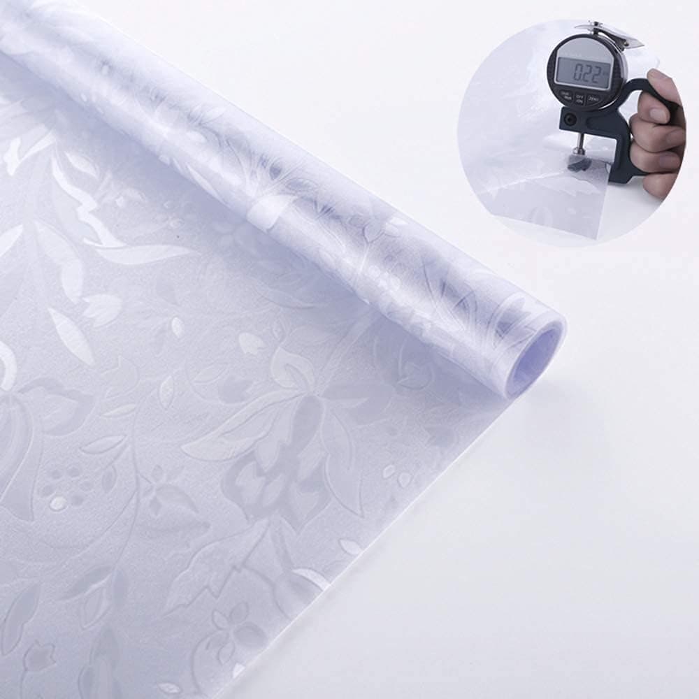 Bloss Bloss No Glue Static Cling Window Film Decorative Pattern Design Glass Window Film Privacy Window Covers for Home/Bedroom/Bathroom Window DÂÂcor,35.4" x 78.7"