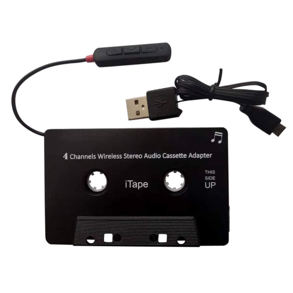 iTape Cassette Adapter Car Bluetooth Audio Receiver works during charging