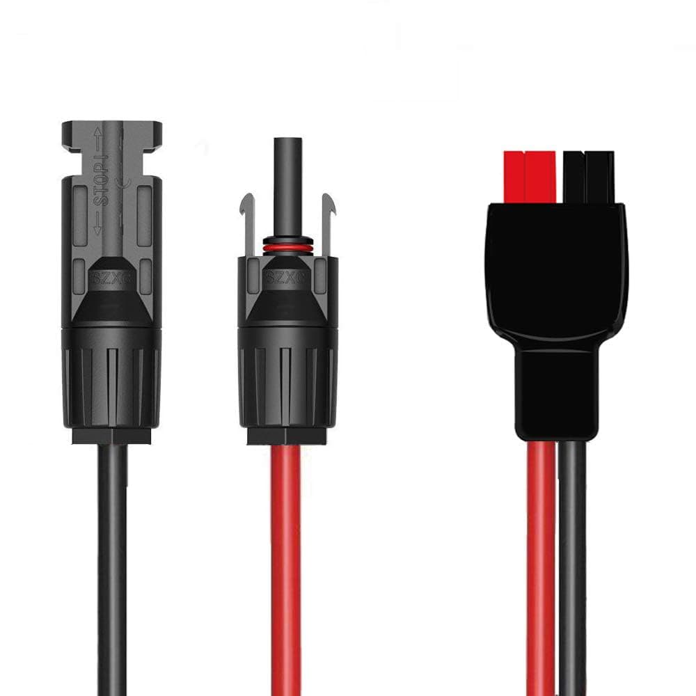 10AWG Solar Panel Cable Kits Compatible with MC4 Connector and Anderson PowerPole Adapter Connector Male and Female for RVs,Yeti Battery Pack Solar Generator Powerstation