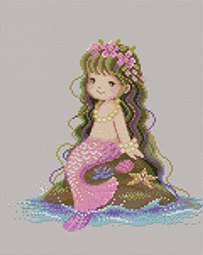 Counted Cross Stitch Kit - Little Mermaid