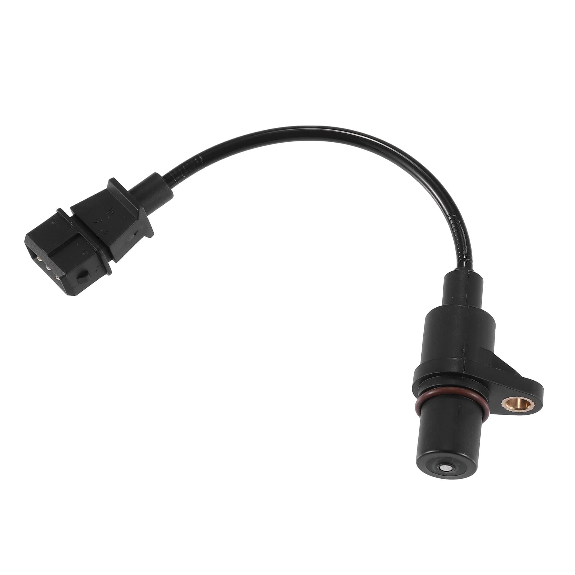 Motoforti Engine Crankshaft Position Sensor, Crank Position Sensor, for Hyundai Accent 1.6L Dohc L4 16V, Eng.Code "Alpha Ii G4Ed" 2011, ABS, 39180-22040, Black