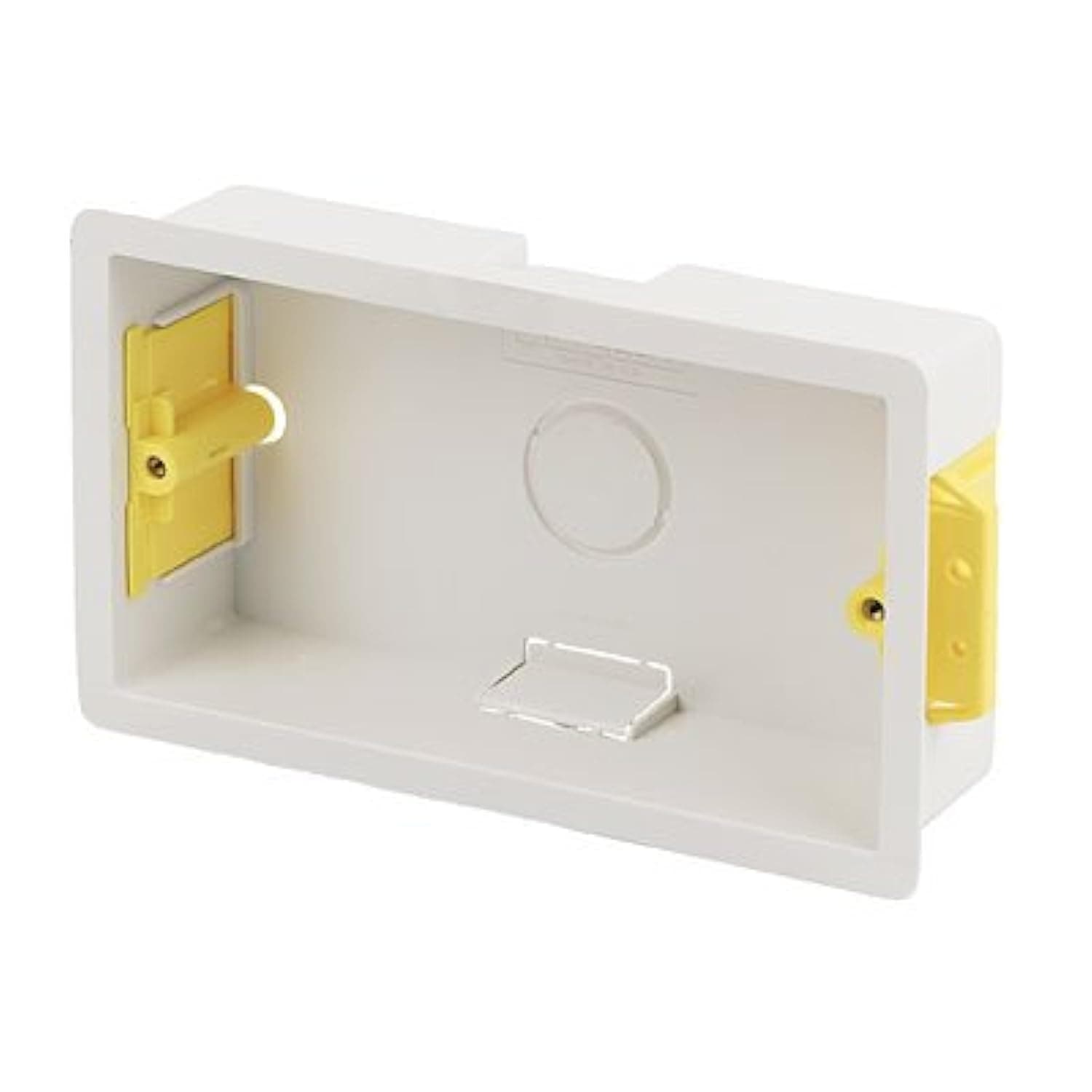 Best Price Square Appleby Plastic Double Dry Lining Plasterboard Wall Box 35mm (Color May Vary)