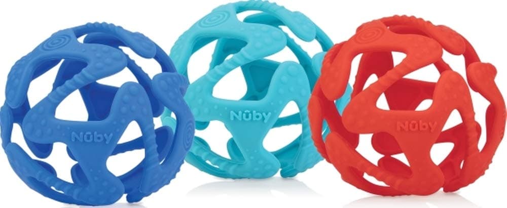 100% Silicone Tuggy Teether Ball