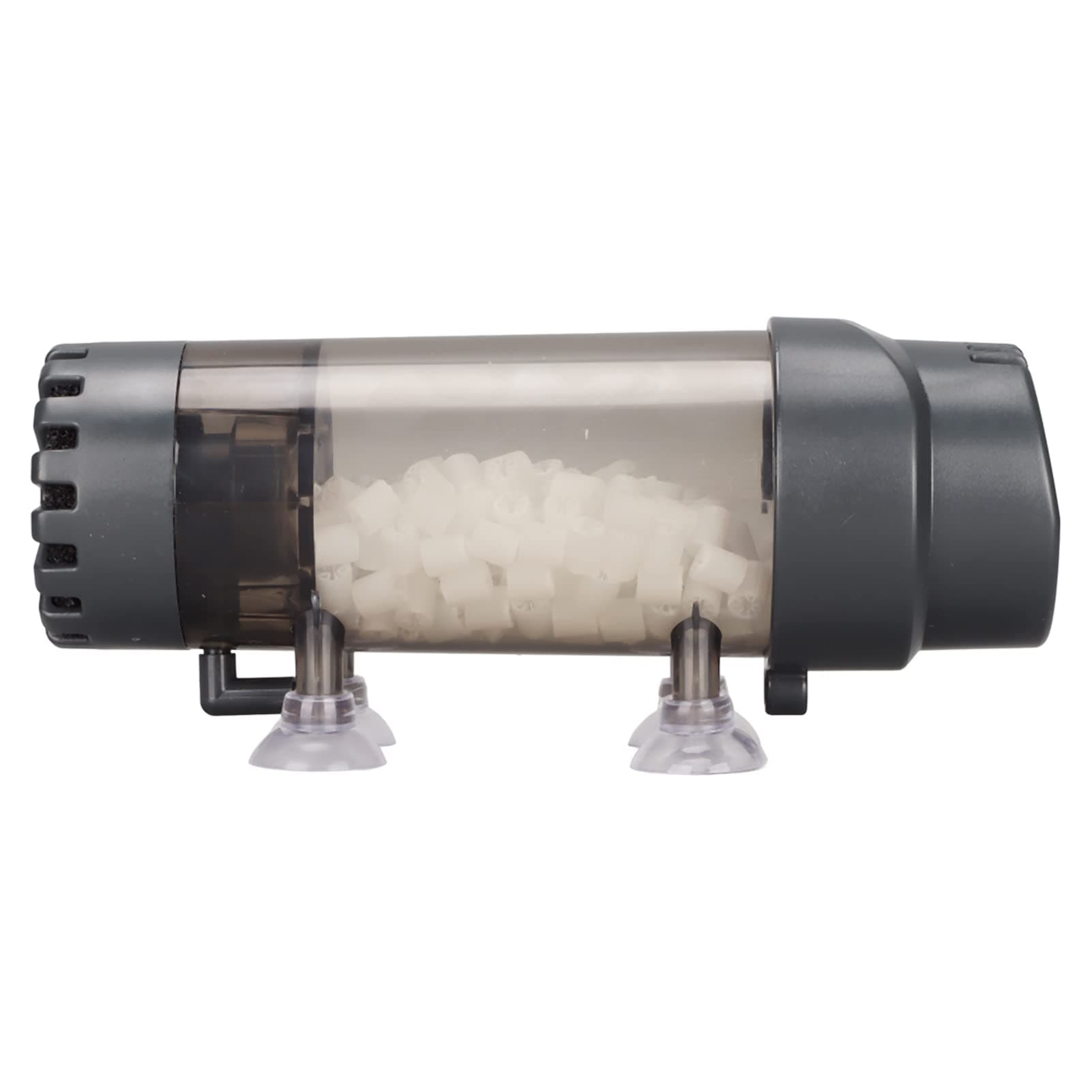 Aquarium Bubble Bio Media Filter, Upgraded Aquarium Fluidized Bed Filter Prevent Clogging Double Filtration for Aquarium