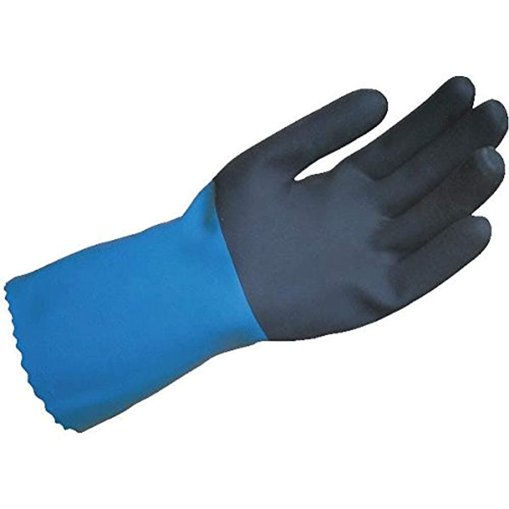 LEHIGH 33003 Rubber Gloves, Large