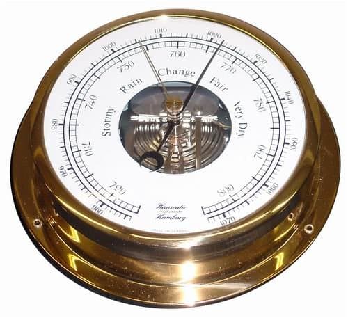 Ships Marine Barometer 155 mm Brass