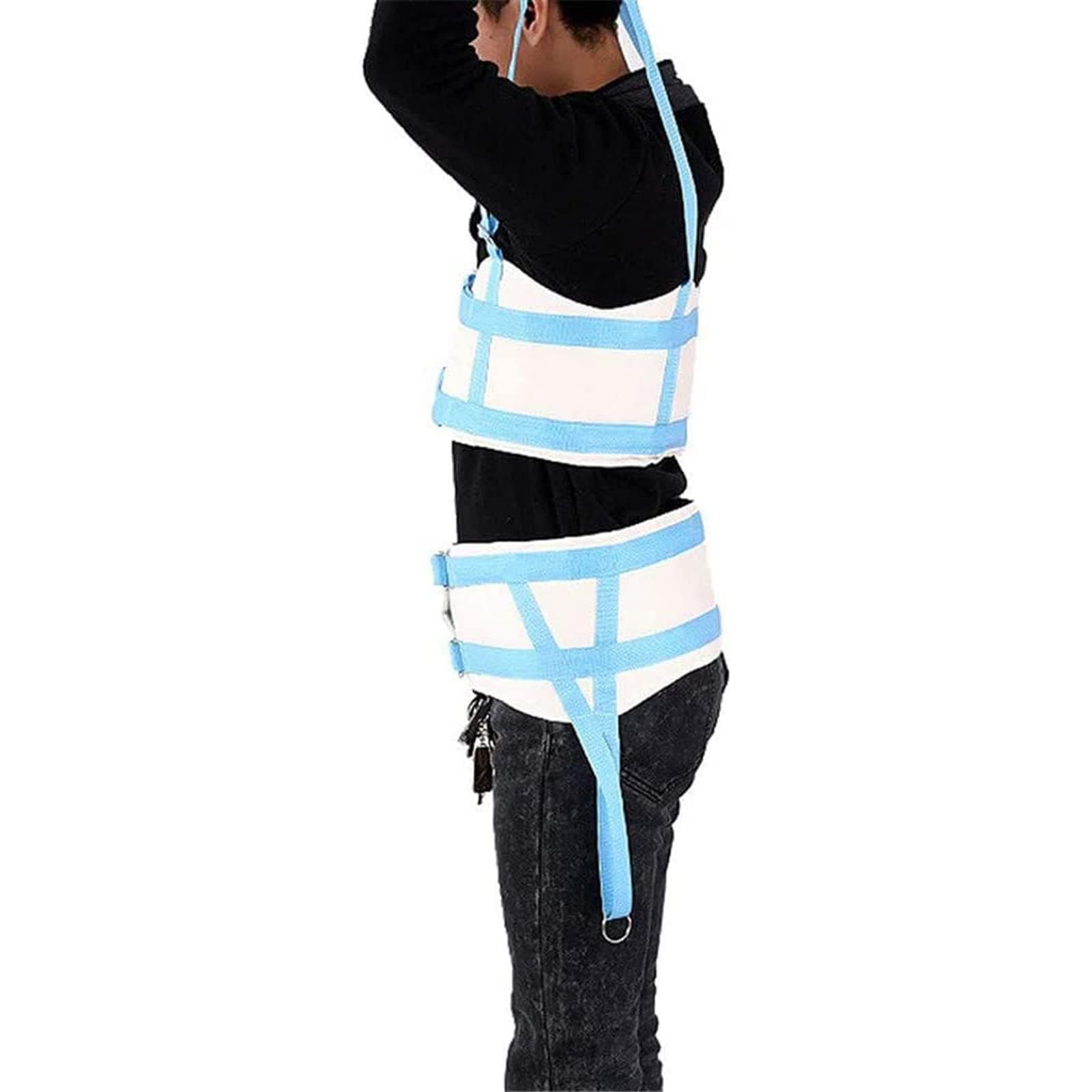 SXHMSAL Lumbar Traction, Spinal Decompression Devices Therapy Machine, Back Pain Relief, Decompression Back Belt for Waist Injury, Lumbar Disc Herniation, Rehabilitation Aids,M