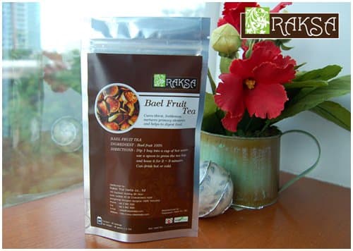 60 Bael Fruit Premium Tea Raksa Thai Herbs Feebleness Made in Thailand