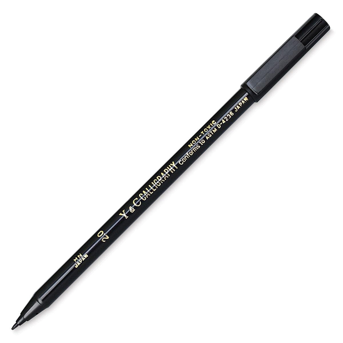 Yasutomo Marker Calligraphy Black 2mm