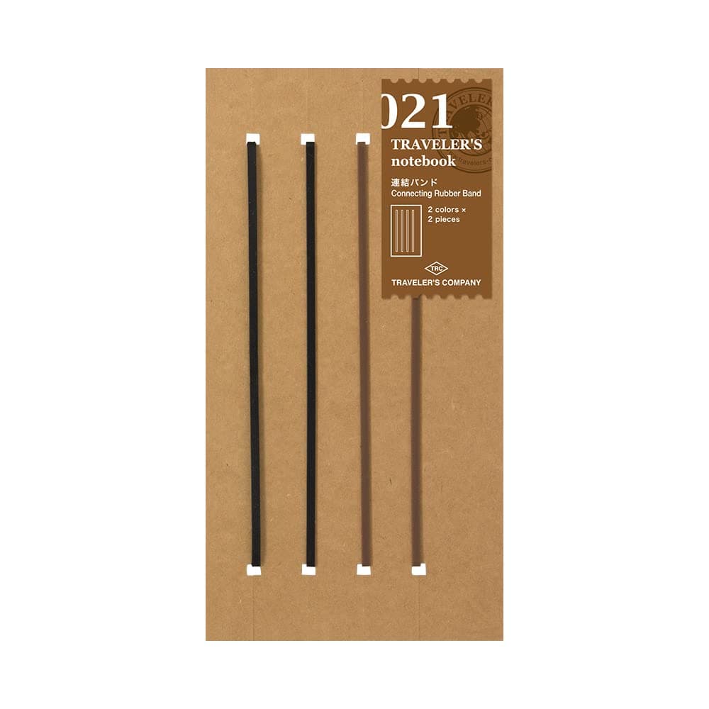 TRAVELER'S DESIGNPHIL 14333006 Notebook, Refill, Interlocking Band, 2 Pack, Regular Size