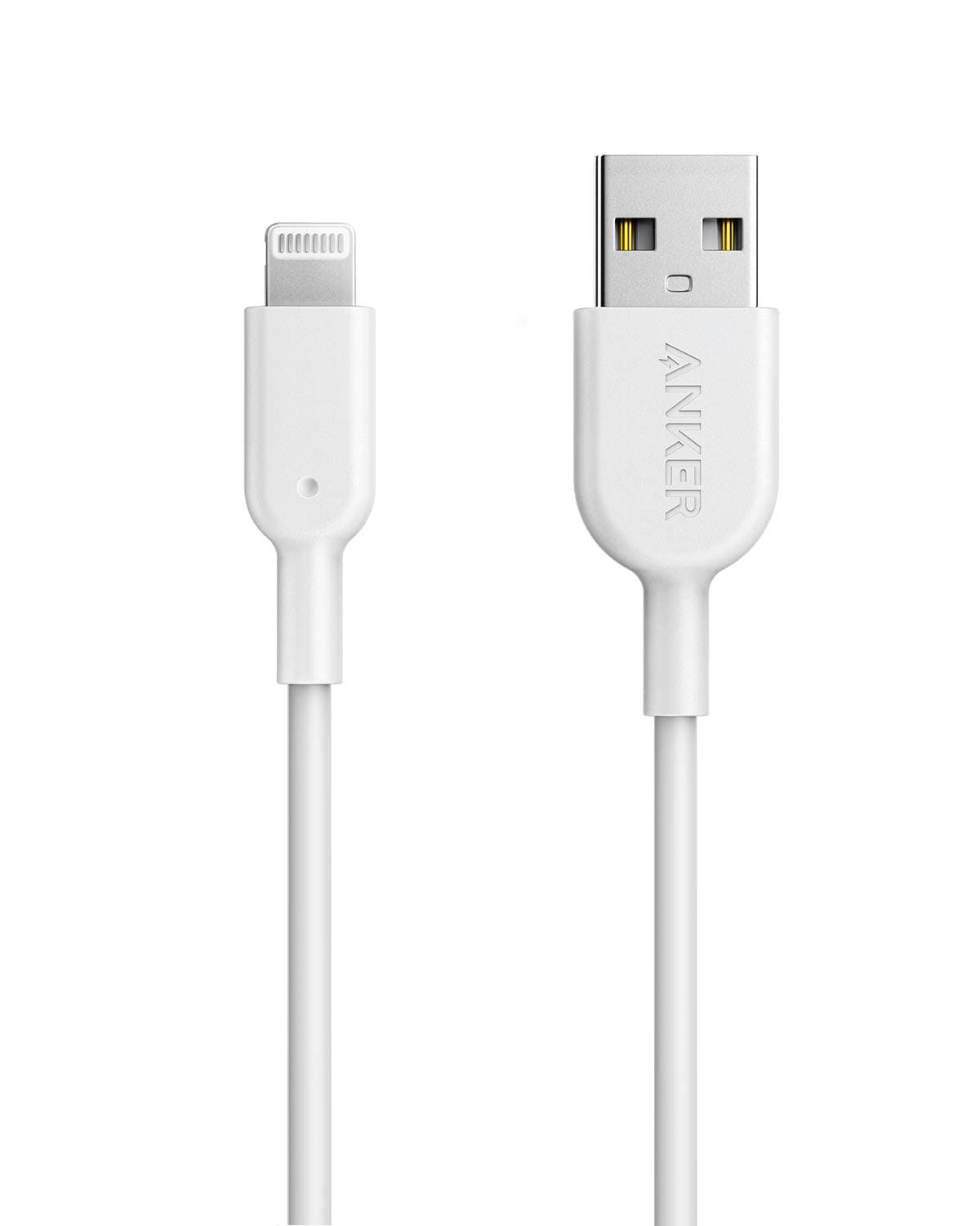Powerline II Lightning Cable,Apple MFi Certified,USB Charging/Sync Lightning Cord Compatible with iPhone 11 Series/SE/Xs/XR,and More(3FT,White)