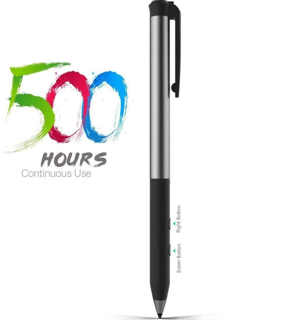 Stylus Pen Applicable for Surface with 4096 Level Pressure, Supporting 500-Hour Working 180-Day Standby, Stylus Pen with Palm Rejection Compatible with Surface Pro 4/5 / 6 / Laptop/Book/Studio