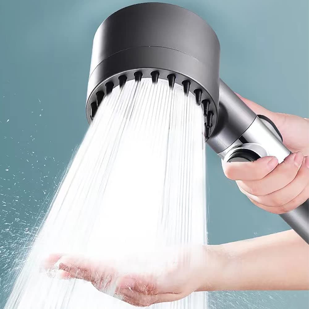 3 Functional Massage Shower Head Shower Head with Handheld High Pressure-Full Body Coverage Powerful Rain Hard Water Softener Filtered Shower Head, 3 Spray Modes Handheld Shower Head