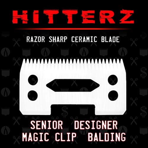 HITTERZ Ceramic Replacement Blade (Senior, Magic Clip, Balding, Designer) CL-WL3