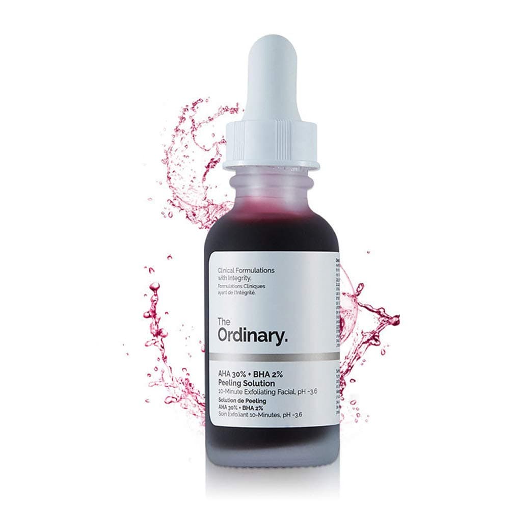 The Ordinary AHA 30% + BHA 2% Peeling Solution 30ml, 10-Minute Exfoliating Facial