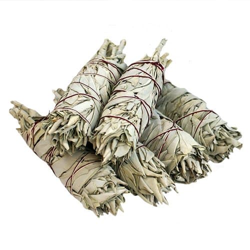JIC Gem (SG50) White Sage Smudge Stick: 6-Pack