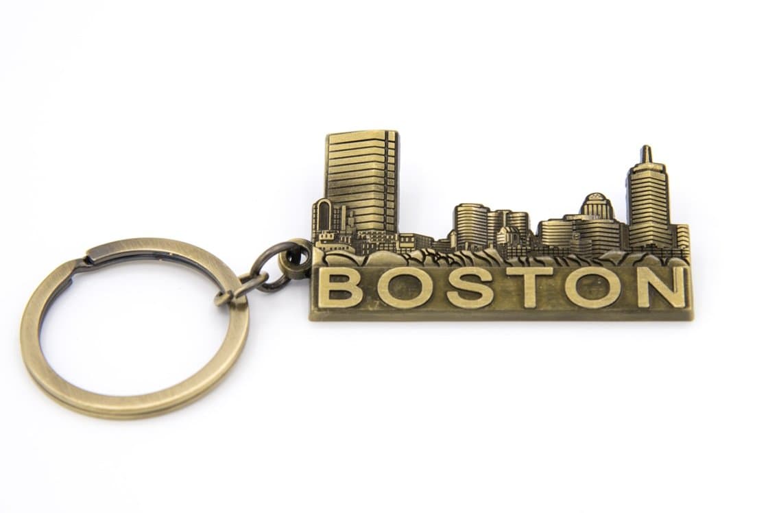 The Card WorksBoston Skyline Key Chain
