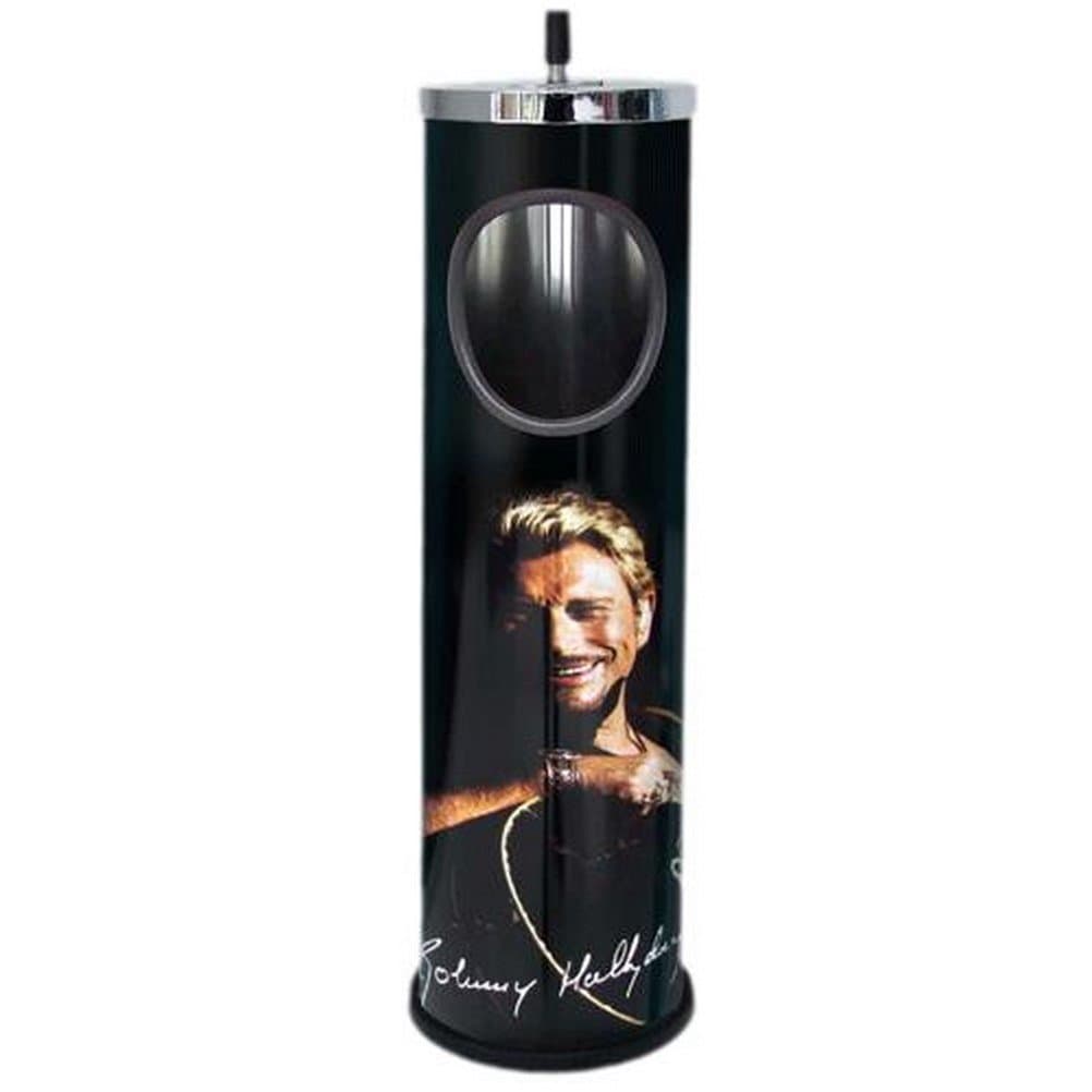 Black Johnny Hallyday Floor standing Ashtray