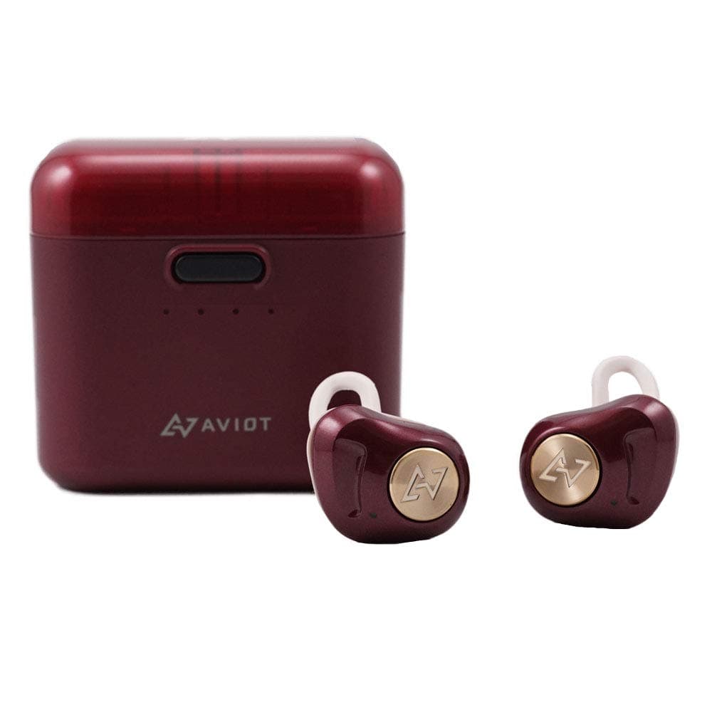 Bluetooth 5.0 True Wireless Earphone Waterproof IPX4 TE-D01D Dark Rouge