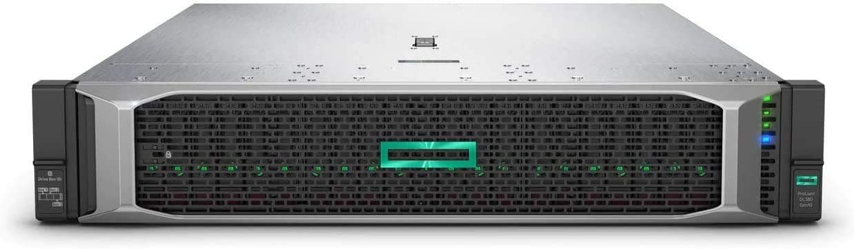 HEWLETT PACKARD HPE ProLiant Server DL-380-G10 – Rack (SFF), Intel Xeon Silver 4208 2.1GHz, 32 GB RAM, 8 SFF SAS/SATA HDD Bays, 500W Power supply, 3 Year Warranty (P23465-B21)