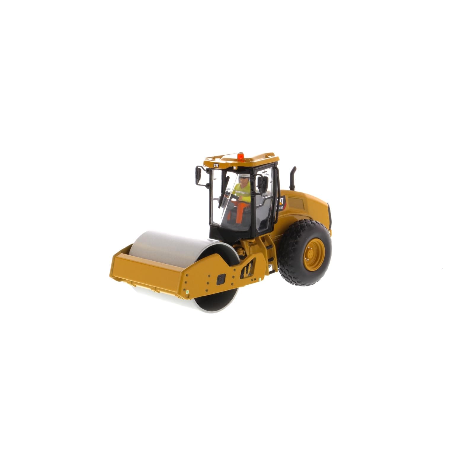 Diecast Masters CAT Caterpillar CS11 GC Vibratory Soil Compactor with Operator High Line Series 1/50 Model 85589