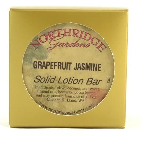 Northridge Gardens Grapefruit Jasmine Solid Lotion Bar 1 Ounces