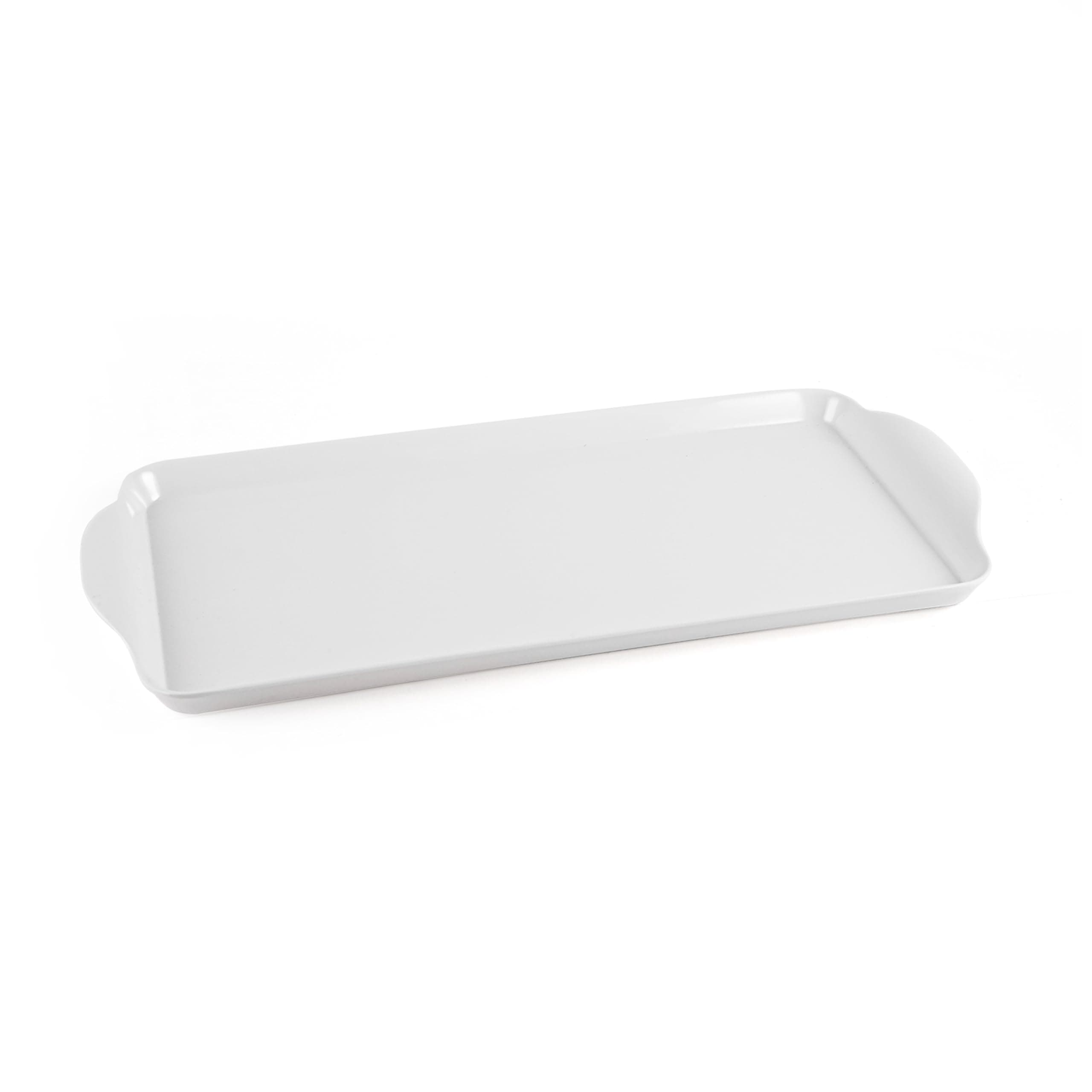 Vague Melamine Rectangular Tray with Handle, 33 cm Size