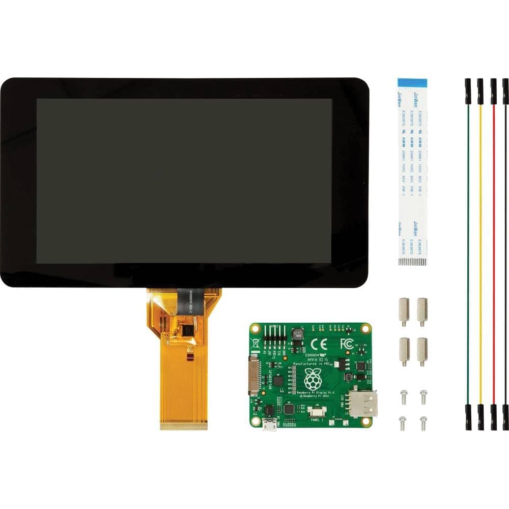 Raspberry Pi 2205755 Touch Screen Display Black,7-Inch, HD