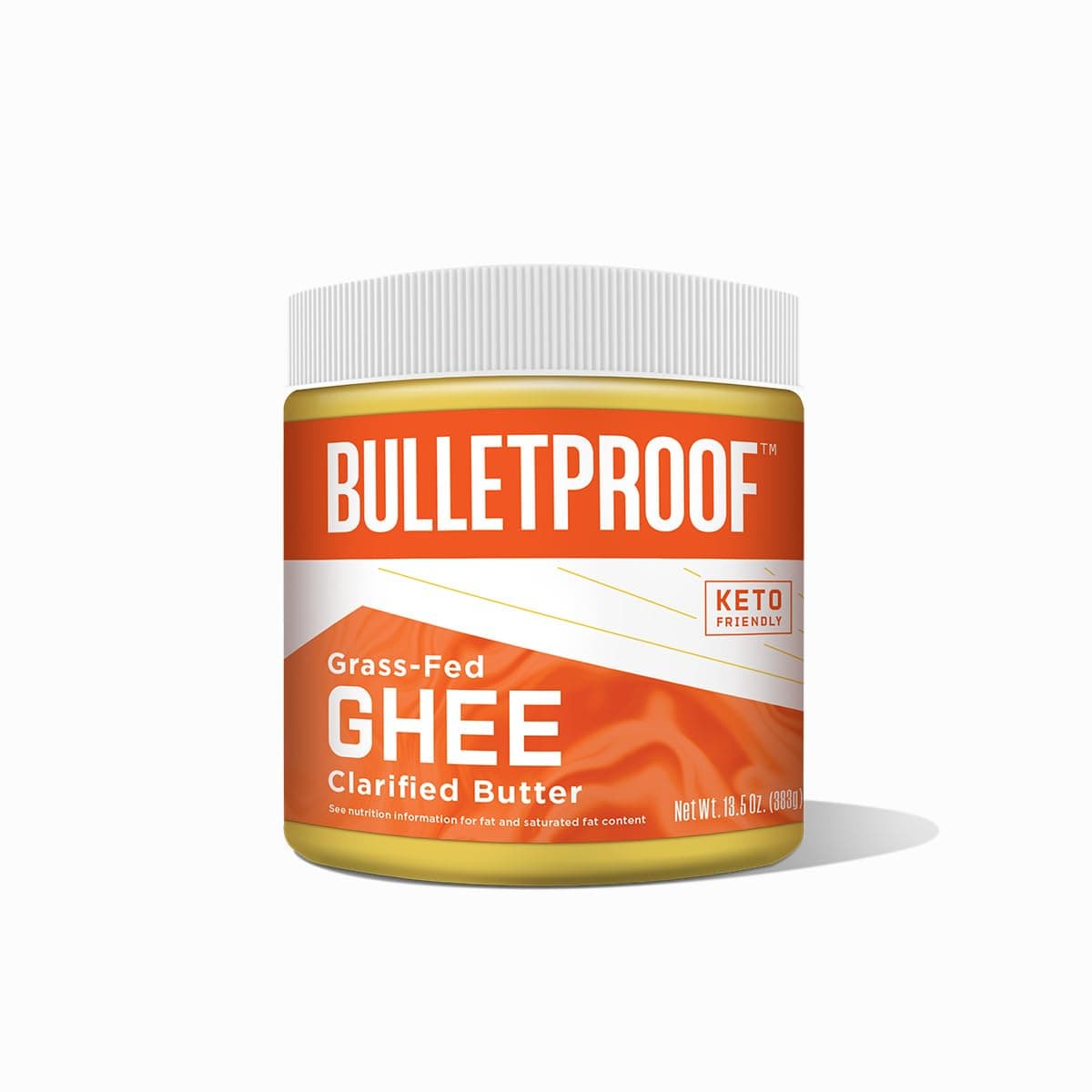 Bulletproof Grass Fed Ghee, Pasture Raised, 100% Grass Fed Clarified Butter, Keto, Paleo, Lactose Free, Casein Free, Non-GMO, 13.5 oz
