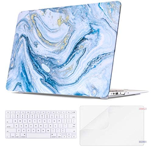 TeenGrow MacBook Air 13 Inch Case, Rubberized Protective Hard Laptop Case Shell Set for Mac Air 13"