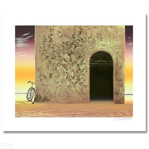 Michele Battut "Ancient Gate" Limited Edition, Numbered Serigraph Hand Signed by the Artist