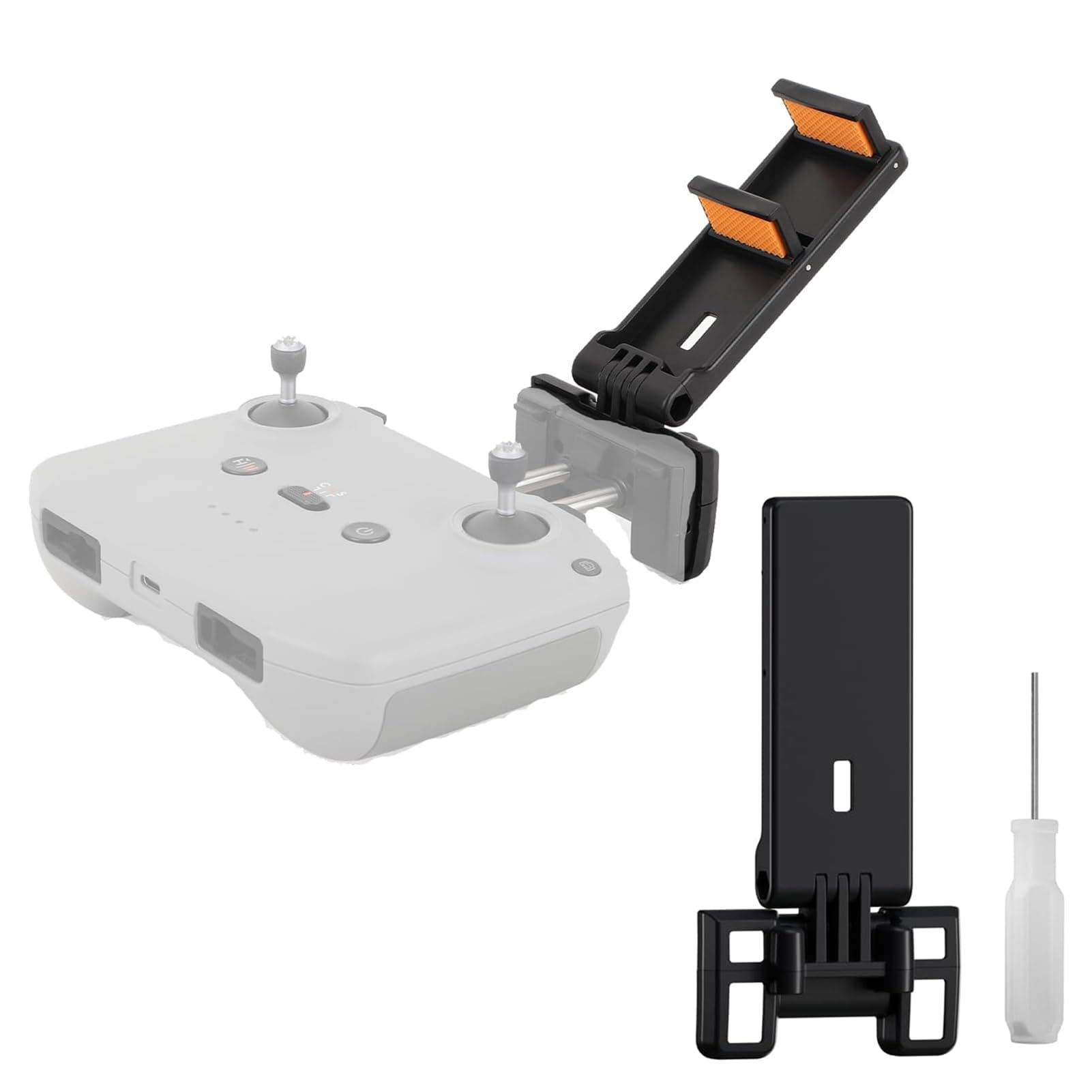 Azonee Adjustable Tablet Bracket Holder Mount for DJI Neo/AIR 3S/Mini 4 Pro, Foldable Stand for DJI RC-N3/N2/N1 Remote Controller, 7.9-11 Inch, Drone Accessories