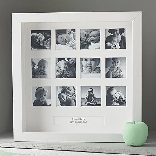 Personalized 'My First Year' Square Photo Frame