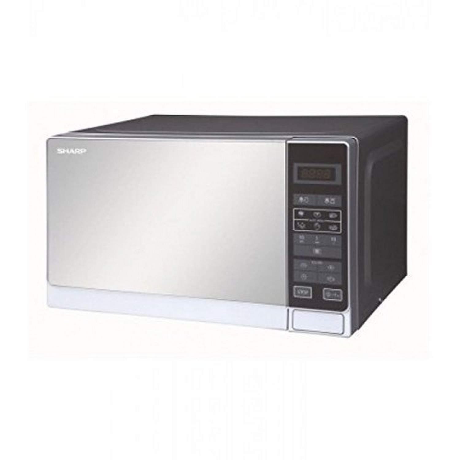 Sharp 20 Liters Digital Solo Microwave Oven with Auto Cooking Menu (Silver R-20MT(S))