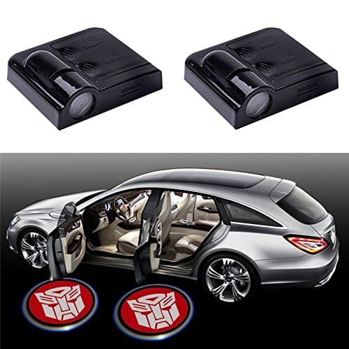 2pcs Wireless Car Door Led Welcome Laser Projector Logo Ghost Shadow Light Car-styling Car Interior Lamp Light (Autobots)