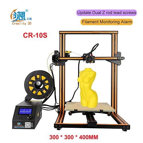 3D Printer Creality CR-10 Large Prusa I3 DIY Kit Large DIY Desktop 3D Printer DIY Education CR-10 Series (CR-10S：300 300 400MM, Orange)