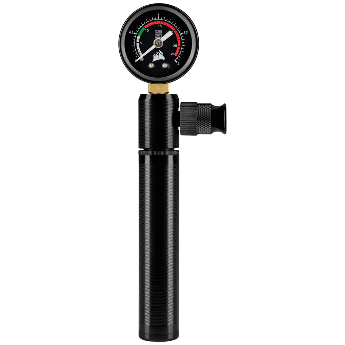 Corsair Hydro X Series XT Pressure Leak r Tool Kit (Quick and Safe, Hand-Operated Air Pump Included, Precise Pressure Readings, 20cm Connection Hose System) Black