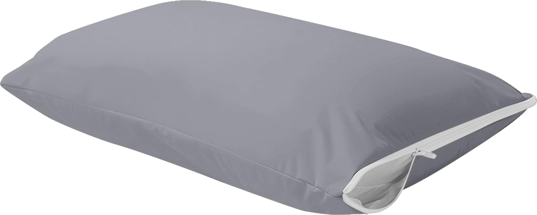 Utopia Bedding Waterproof Pillow Protector Zippered (4 Pack) Standard Grey– Bed Bug Proof Pillow Encasement 20 x 26 Inches