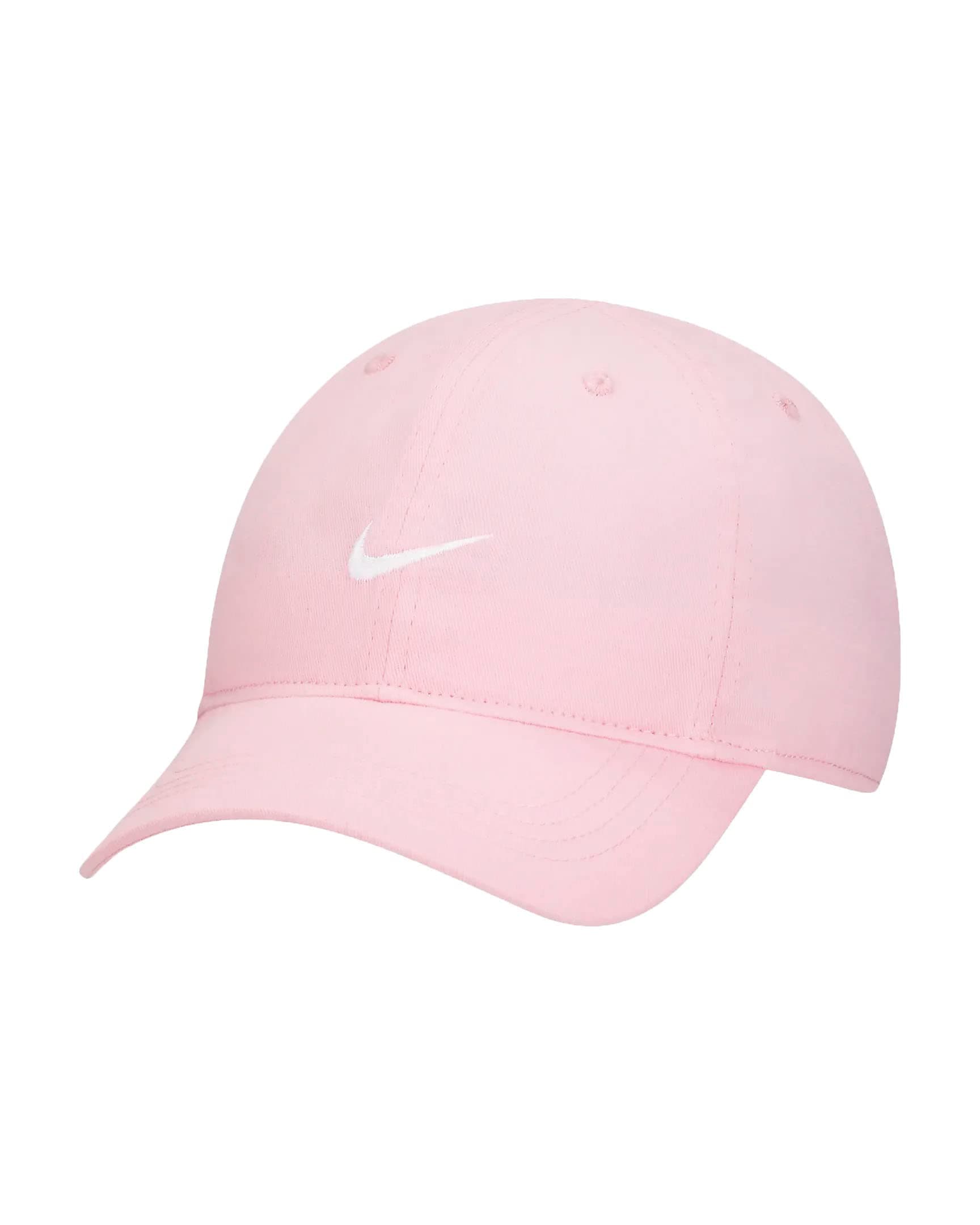 Kid`s Adjustable Solid Swoosh Cotton Baseball Cap (P_F(8A2319-A9Y)/W, 4-7 Years)