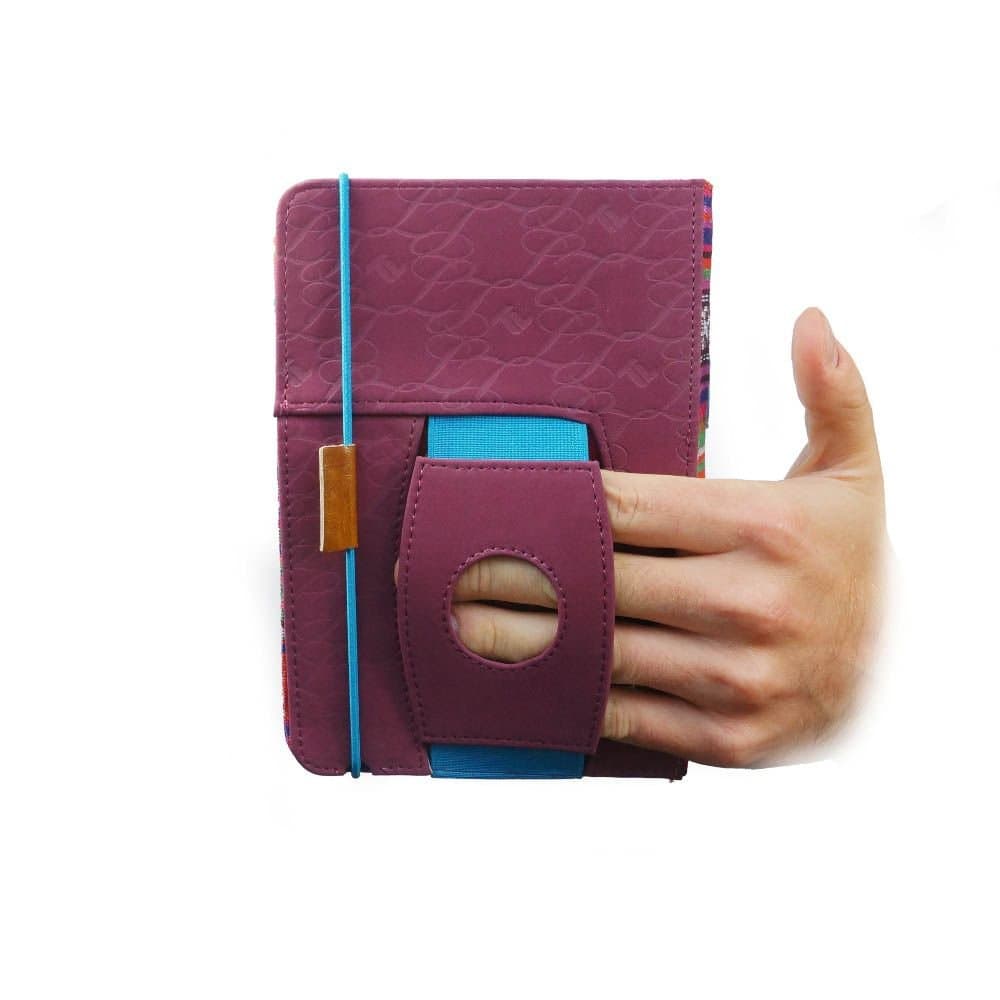 Tuff Luv Embrace Plus Material Case Cover for Kindle Touch/Paperwhite (Sleep Function) / Sony Kobo Touch - Navajo