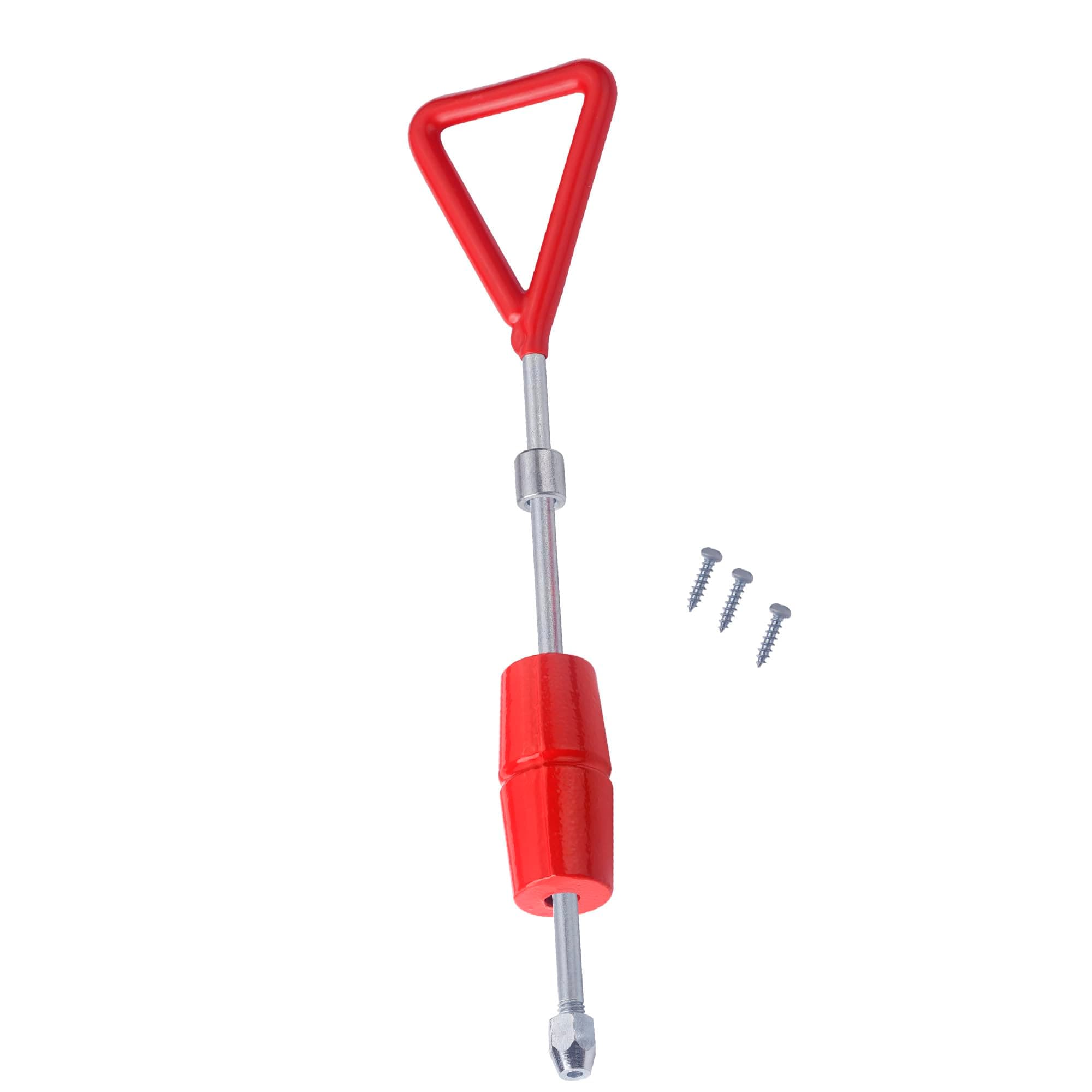 P1TOOLS 1 LB Dent Puller Slide Hammer Kit with 3 Screw Tips,Auto Body Repair Tool Sliding Work DIY Repair,One Piece Shaft/Handle for Strength