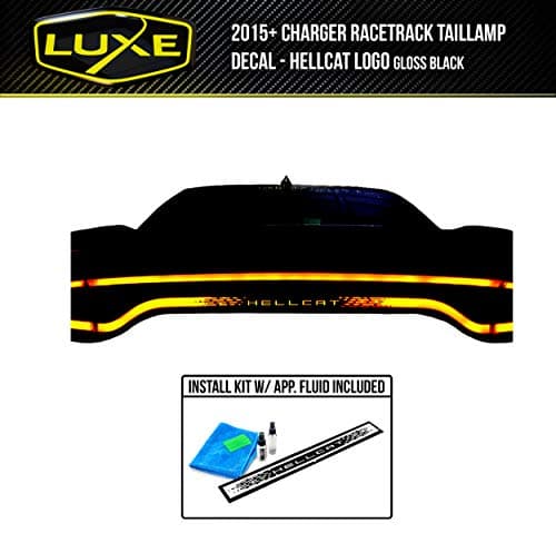 Charger Racetrack Taillamp Decal - Hellcat