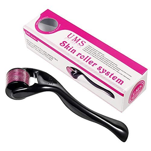 Derma Roller, PHOEBE Microneedle Roller for Face Microdermabrasion Skin Roller 540 Microneedling 1.0mm Facial Roller Includes Free Storage Case (1 Roller)