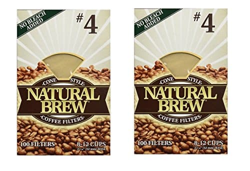 Natural Brew #4 Coffee Filters (2)