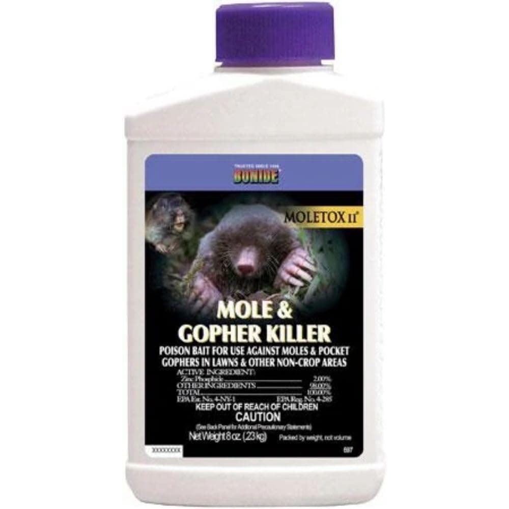 Chemical Moletox II Mole and Gopher Killer, 8-Ounce